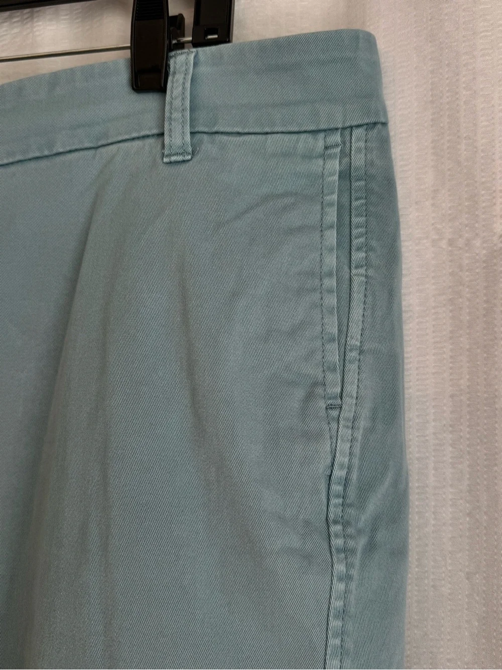 J. Crew Light Teal Cotton Bermuda Shorts